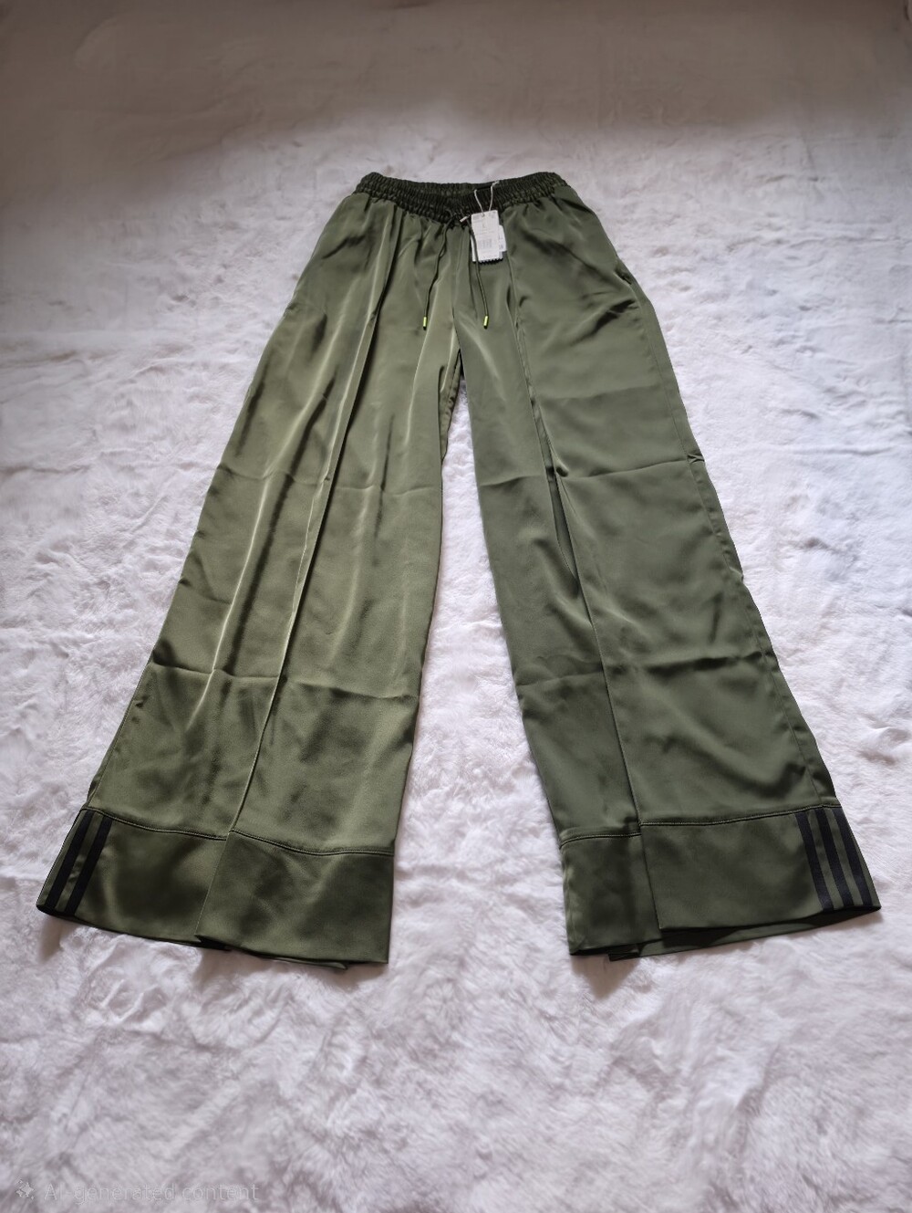 NWT Adidas x Ivy Park Wide Leg Pants | Wild Pine, L - Picture 2 of 7